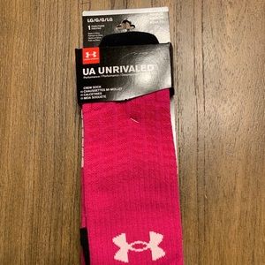 Pink under Armour pink socks